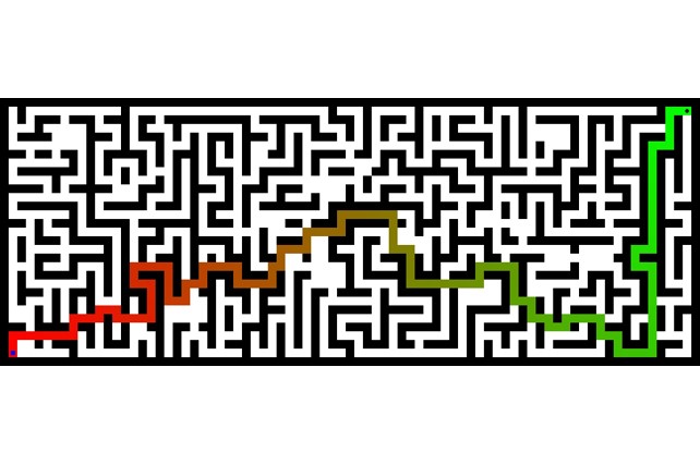 A* search maze solver
